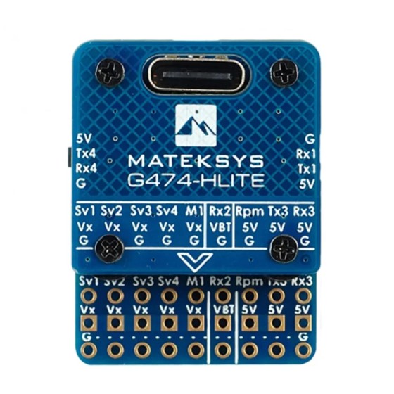 HOT MATEK MATEKSYS G474-HLITE Flight Controller Built-in STM32G474CE/ICM42688-P Mini 30mm for RC HELICOPTER FLYBARLESS Drone